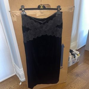 Black Chanel Skirt